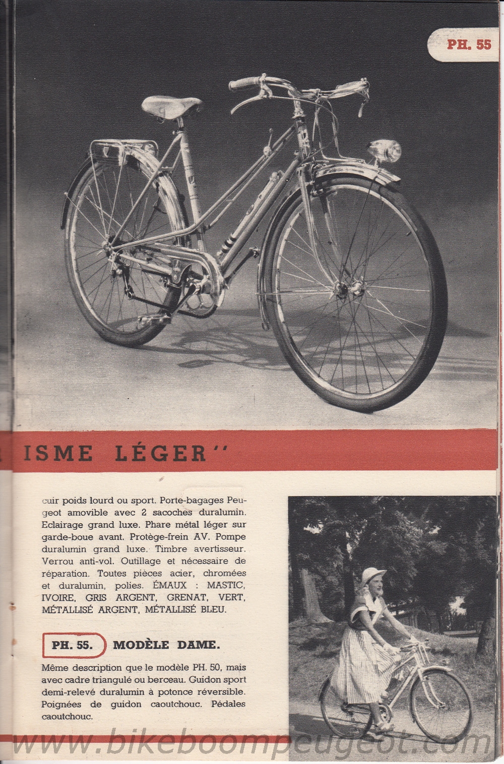 Peugeot 1950 France Brochure